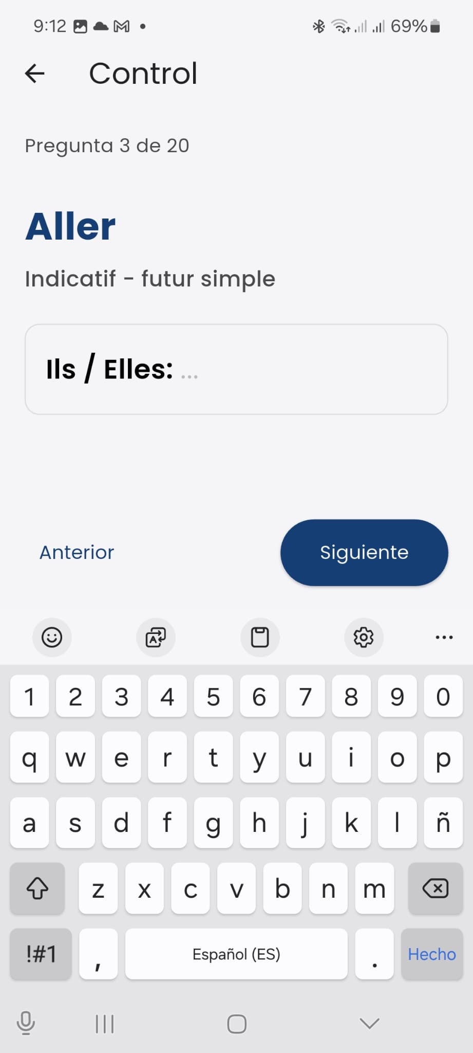Foto de un control