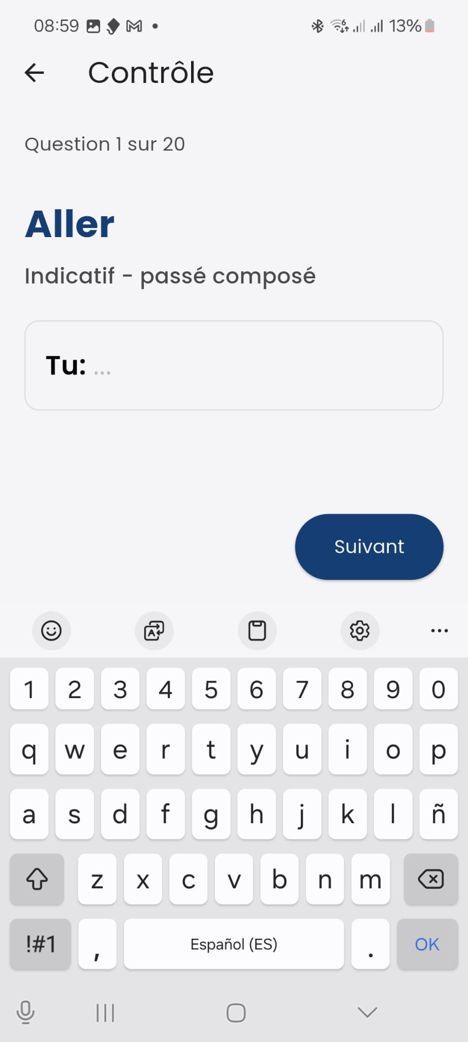 Quiz screenshot